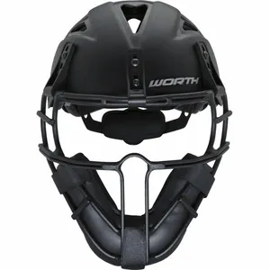 Worth Legit Slowpitch Softball Pitcher's Mask: Black