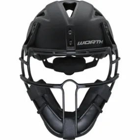 Worth Legit Slowpitch Softball Pitcher's Mask: Black