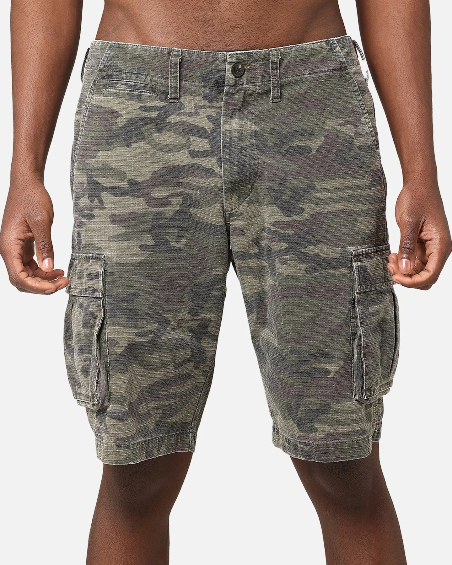 XXIII Torrent Cargo Shorts Washed Green Camo