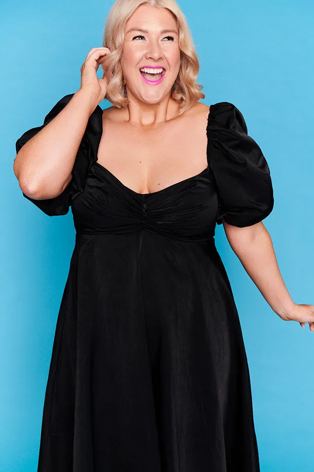 Zalia Black Dress