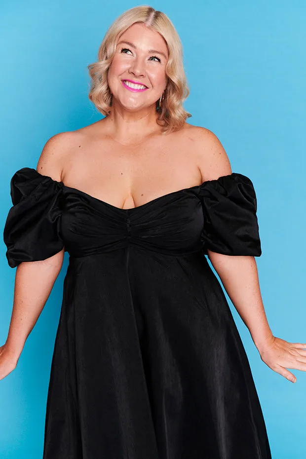 Zalia Black Dress