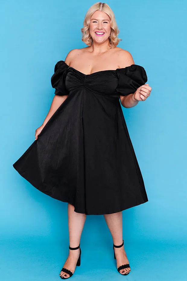 Zalia Black Dress