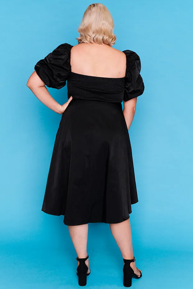 Zalia Black Dress
