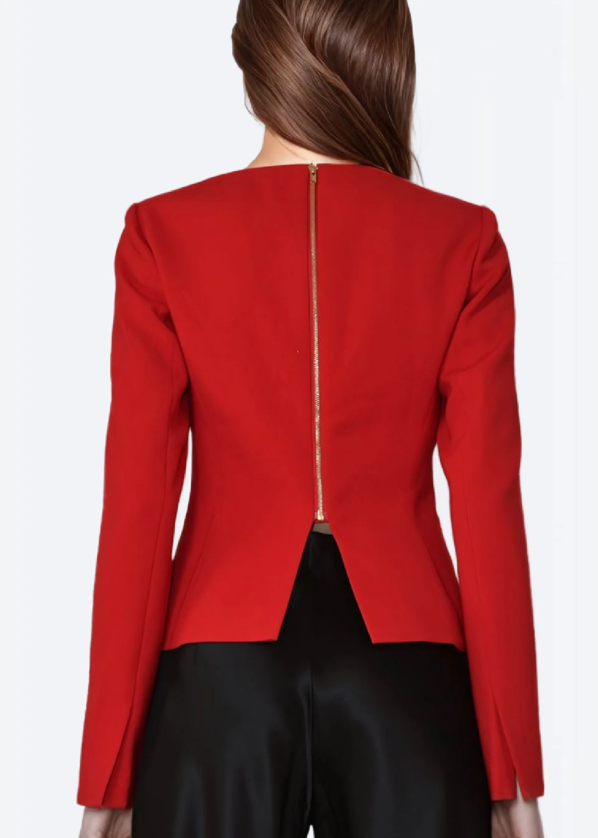 Zaynab Blazer Cardinal