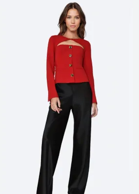 Zaynab Blazer Cardinal